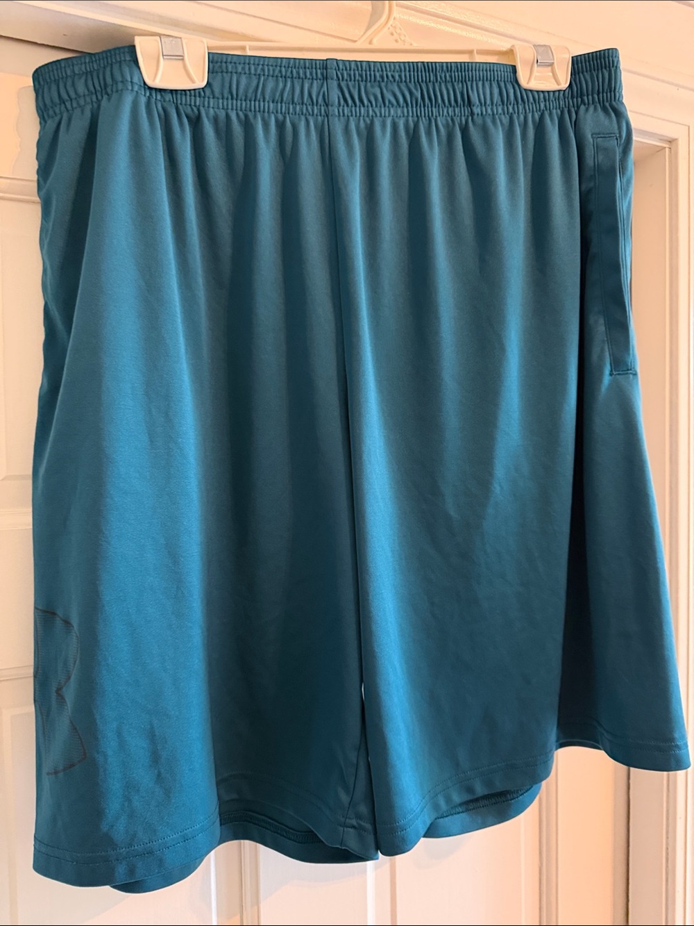 Under Armour Teal Athletic Shorts with Elastic Waist
